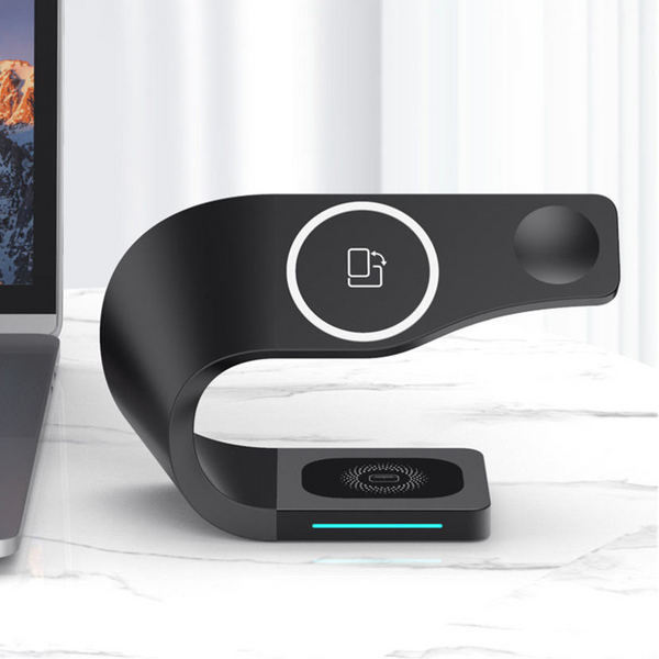 4-in-1 Metal Shell Wireless Charger
