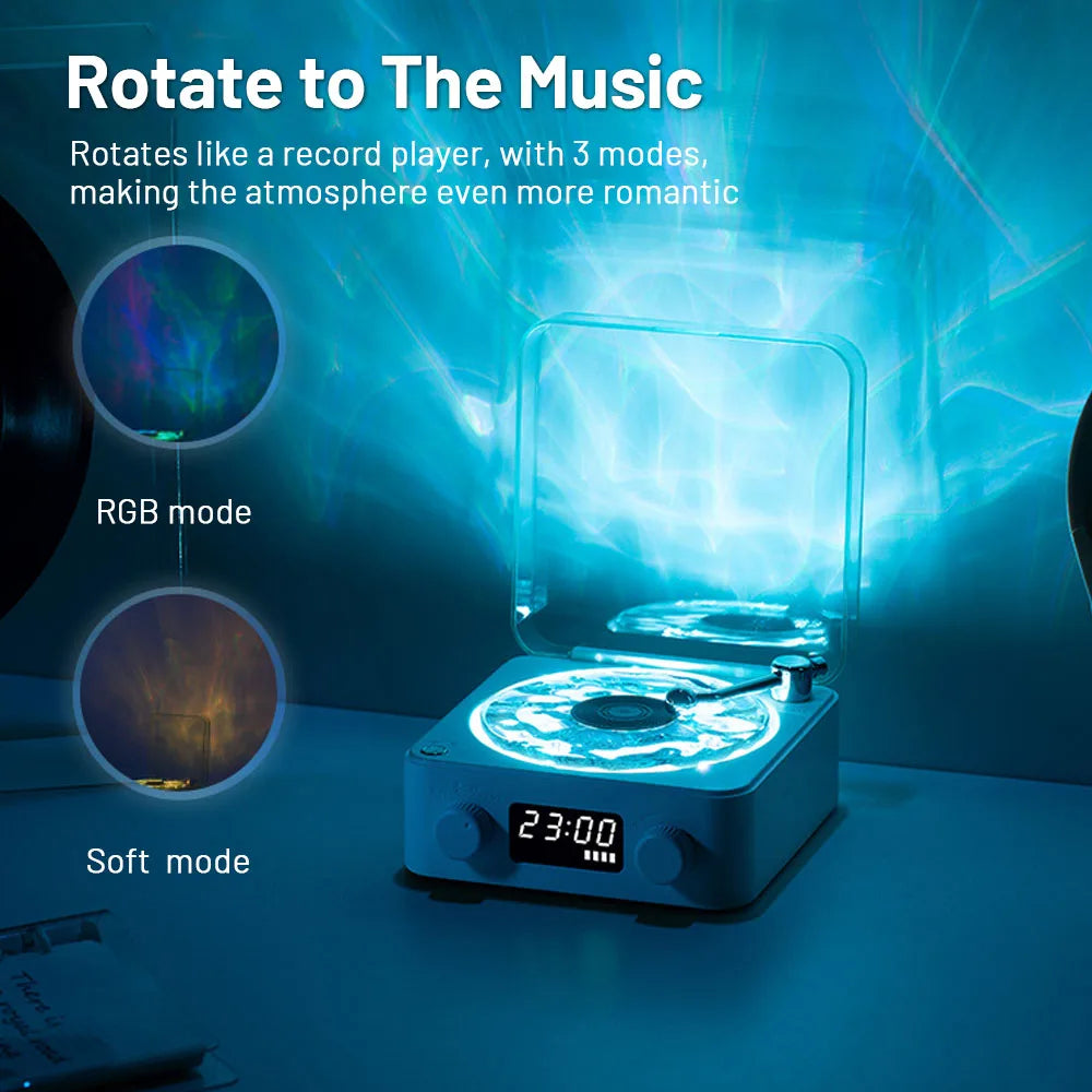 Retro Bluetooth Vinyl Record Player