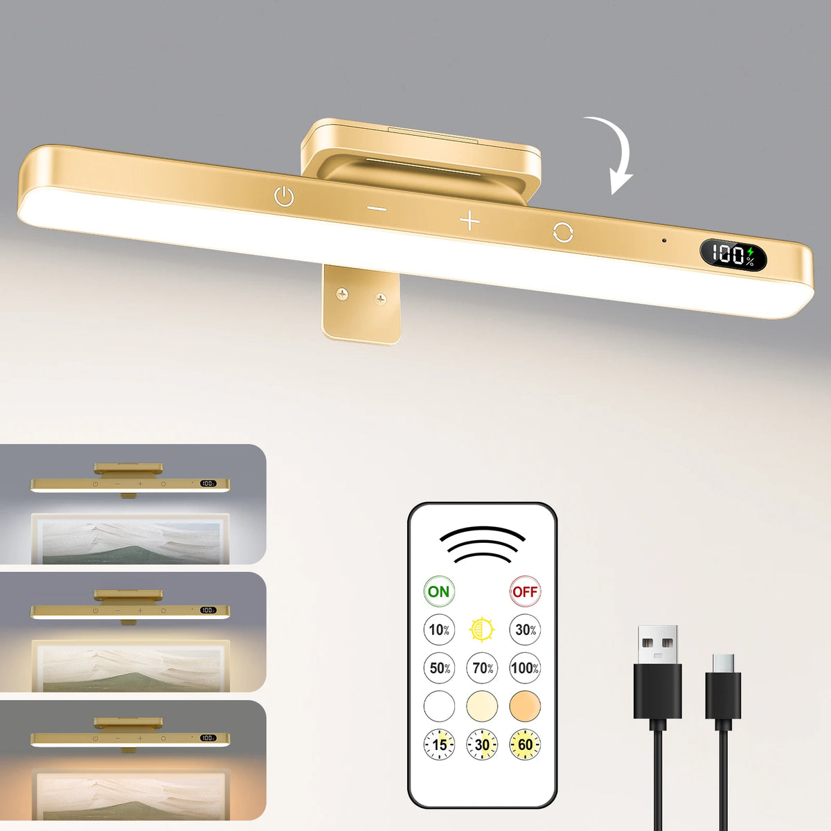 Rechargeable Magnetic Lamp